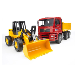 1:16 Damperli MAN ve FR130 Kepçe Model Oyun Seti