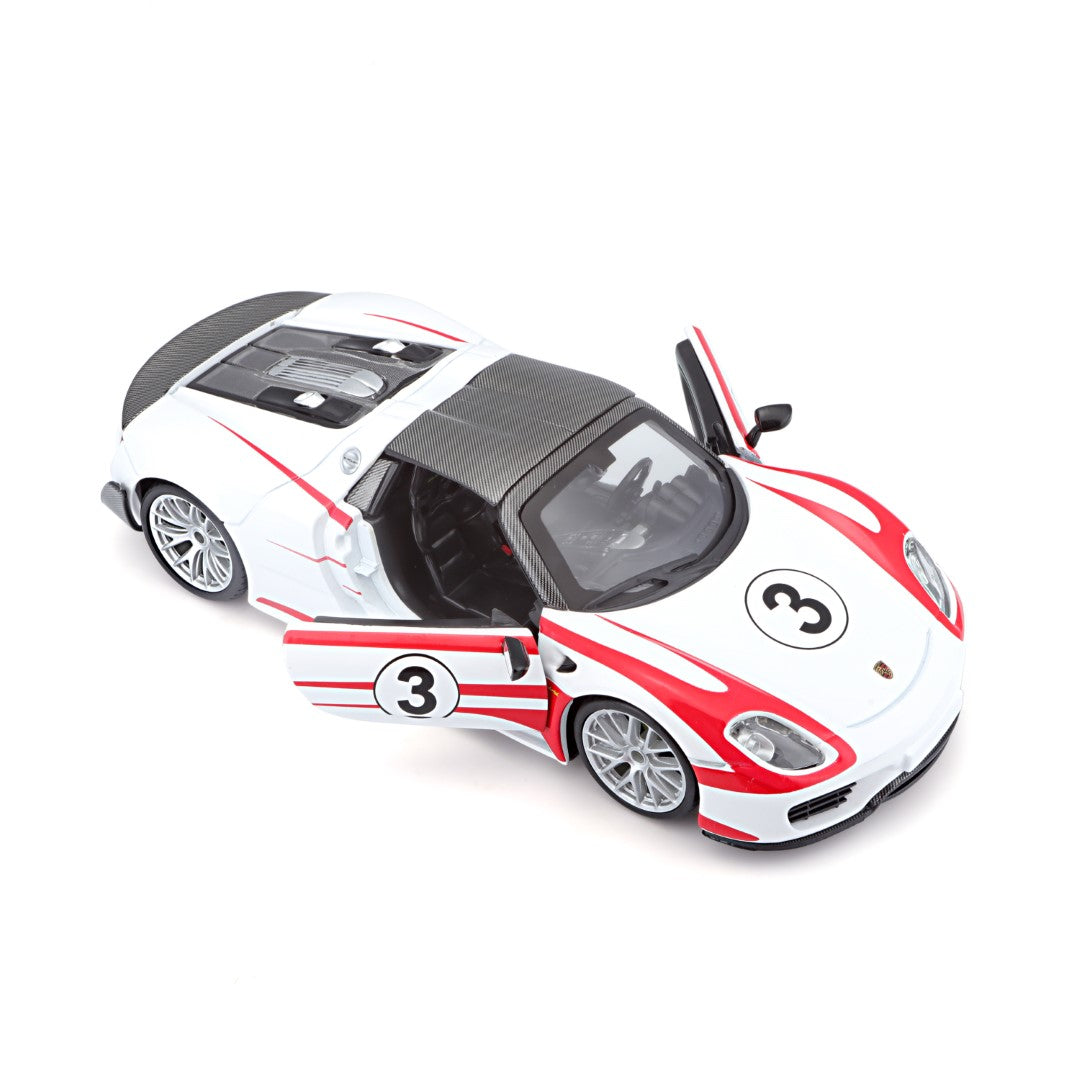 Bburago 1:24 Porsche 918 Spyder Model Araba 18-28009
