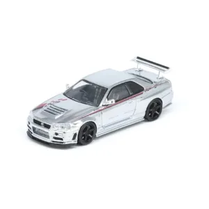 Inno 1/64 Nissan Skyline GT-R R34 Nismo R-Tune Chrome 3