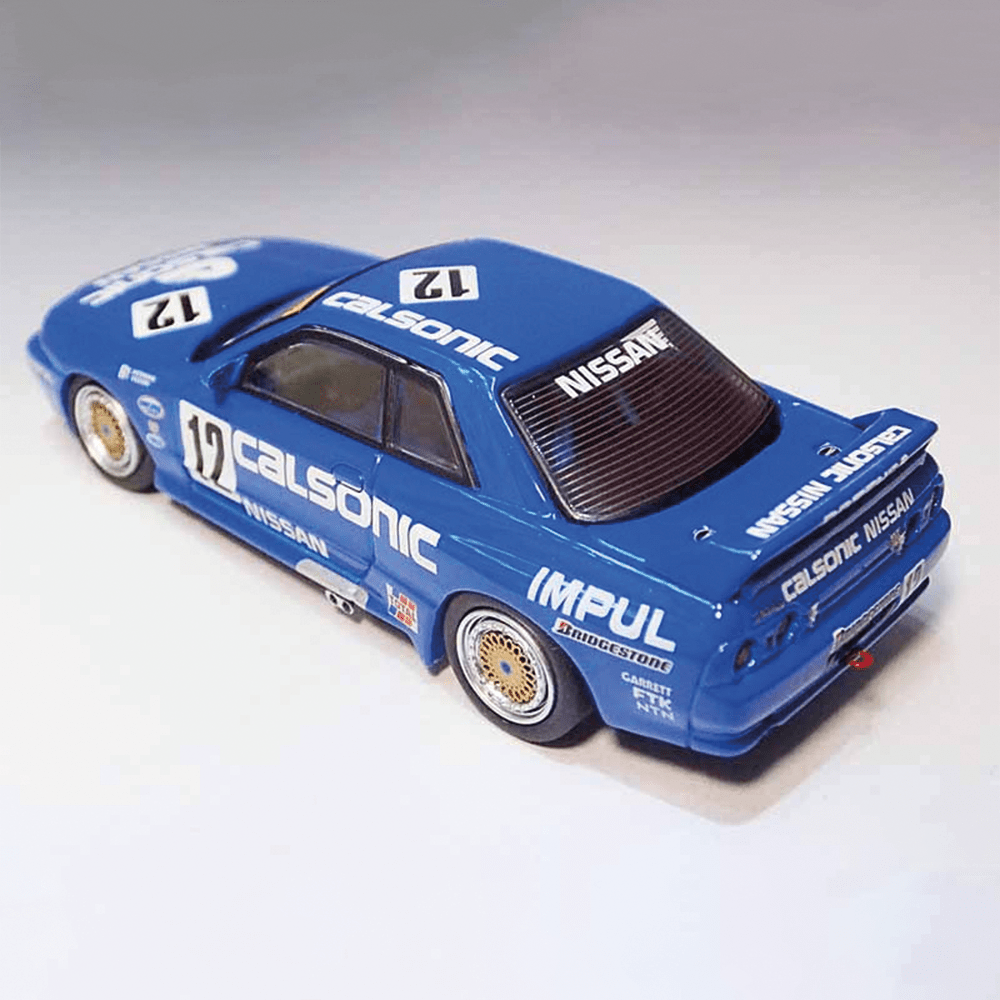 1:64 Diecast Nissan Skyline GT-R32 Racing Team Model Araba