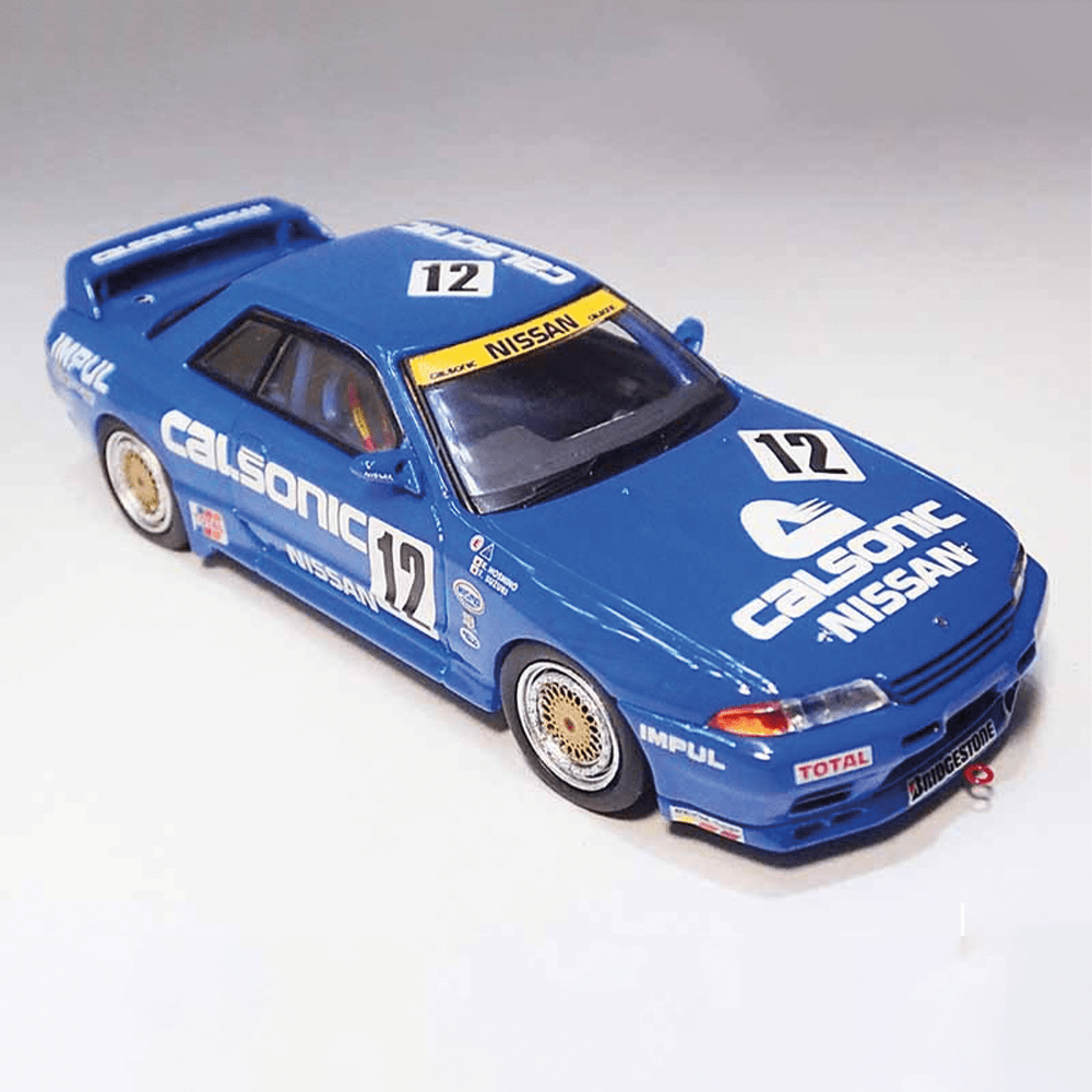 1:64 Diecast Nissan Skyline GT-R32 Racing Team Model Araba