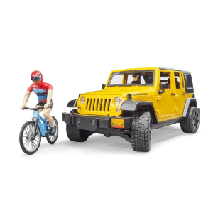 Jeep W. Rubicon & Bisiklet Ve Sürücüsü Model Set