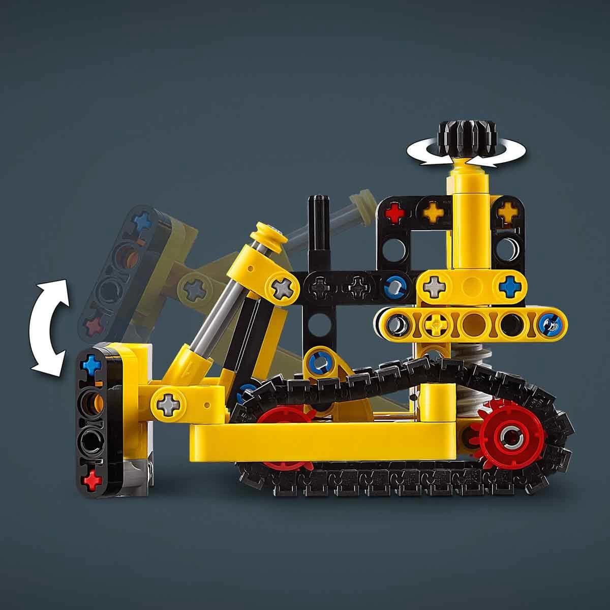 LEGO Technic Ağır İş Buldozeri 42163 Yaratıcı Oyuncak Model Yapım Seti 195 Parça