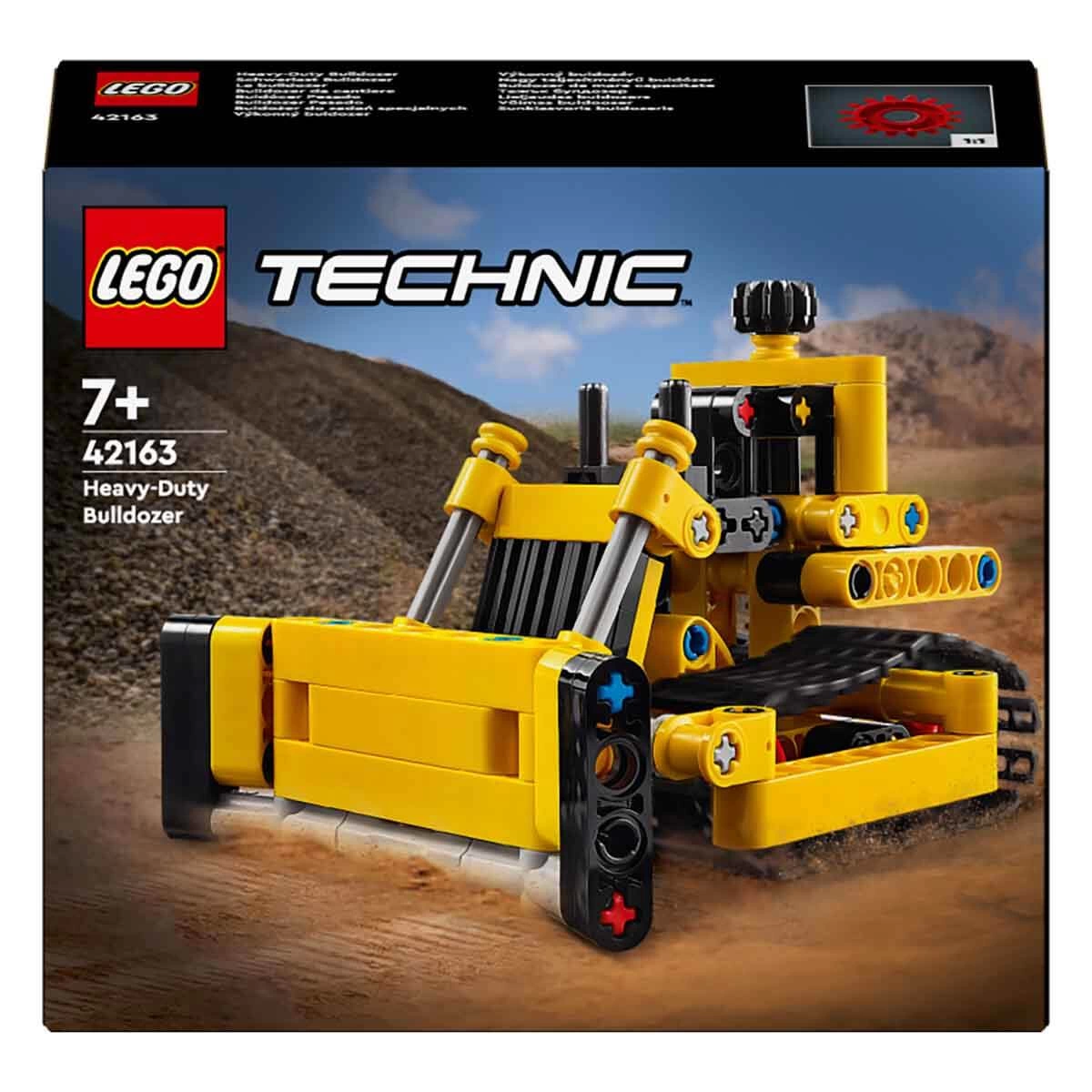 LEGO Technic Ağır İş Buldozeri 42163 Yaratıcı Oyuncak Model Yapım Seti 195 Parça