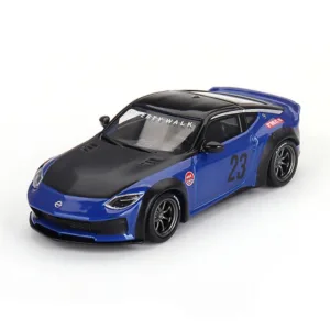 Mini GT Nissan 1:64 Z LB Nation Work Serian Blue Model Araba