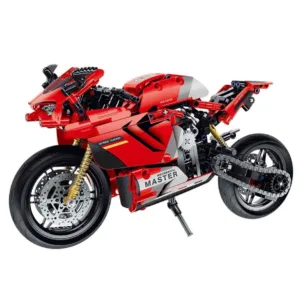 iM. Master Kırmızı Motosiklet Yaratıcı Yapım Seti 557 Parça