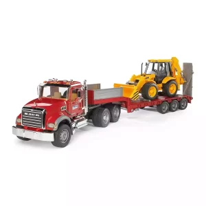 MACK Granite JCB 4CX Kepçe Taşıyan Tır Seti